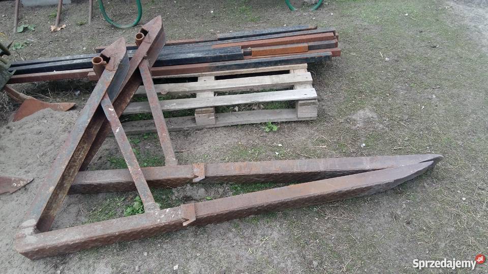 Widły do skrzyniopalet palet Ostrówek nie Czerwona