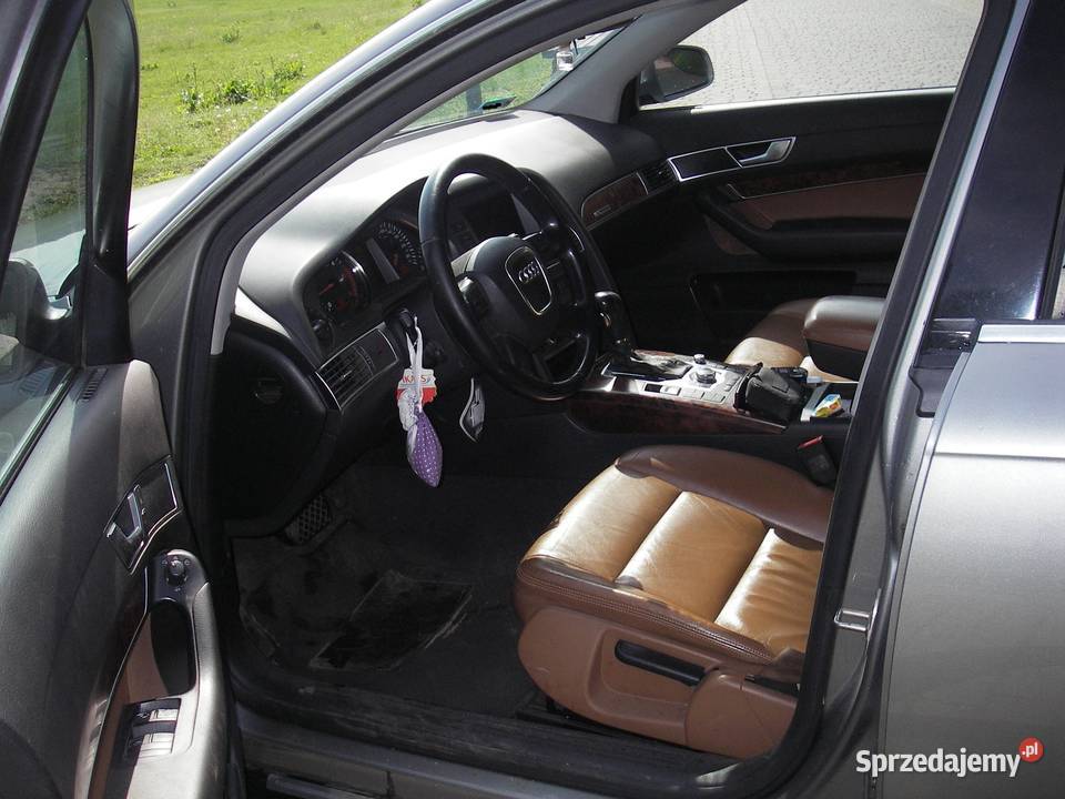 Audi A6C6 kombi FULL 4X4 łopatki klima skóra Rok produkcji 2006 Ostrów Mazowiecka sprzedam
