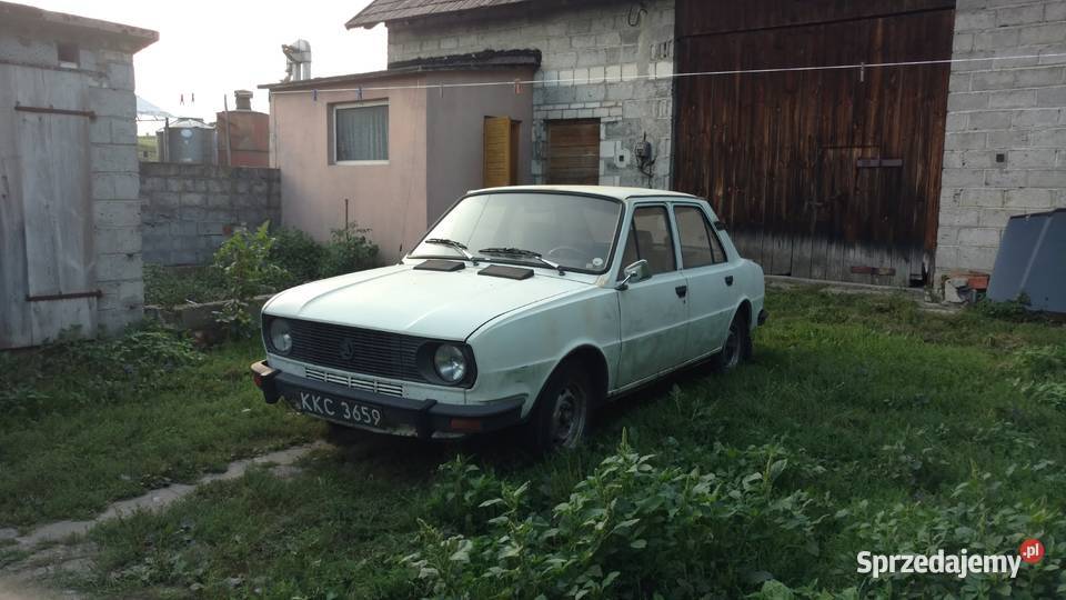 Skoda 105S 1983r pojazd historyczny czarne 46KM Działoszyce sprzedam