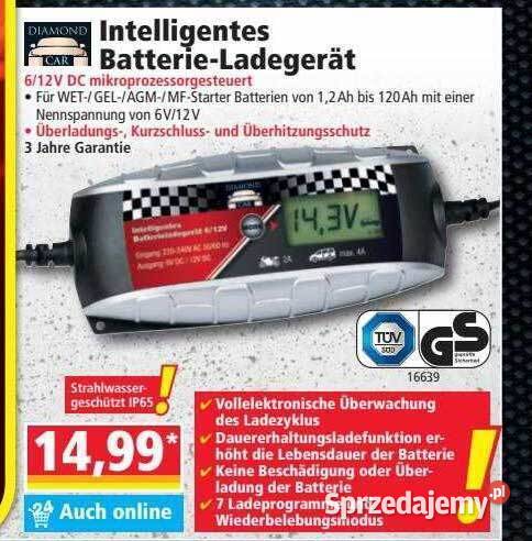 Ładowarka prostownik aku żel AGM 6V 12V 4A Prostowniki i kable rozruchowe Świętochłowice