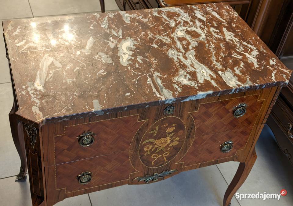 Piękna komoda intarsjowanasklep Dąbrowa Górnicza
