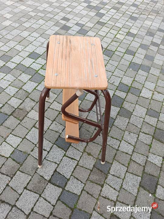 Taboret kuchenny drabinka składany używany Lipno