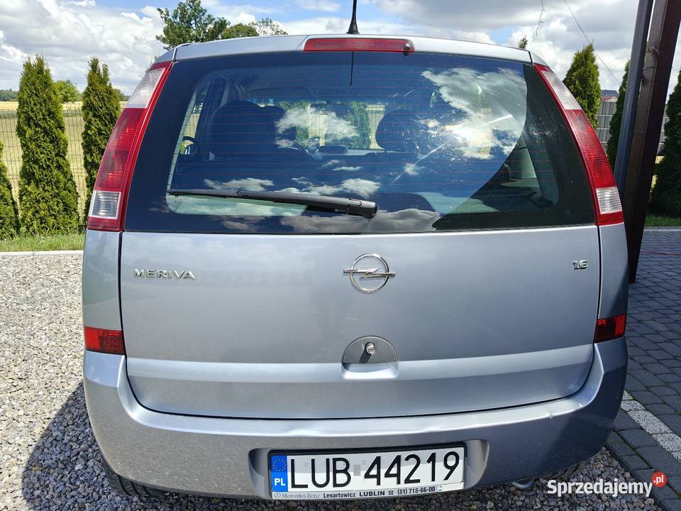 Opel Meriva 16 16V gaz sprawna klima 2003 Nasutów