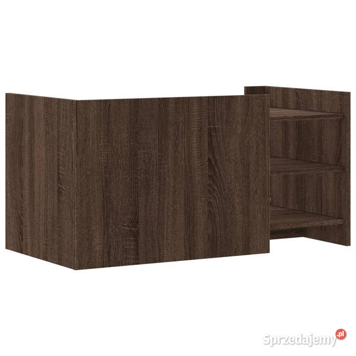 Stolik kawowy brązowy dąb 100x50x50 WM848352 Stoły