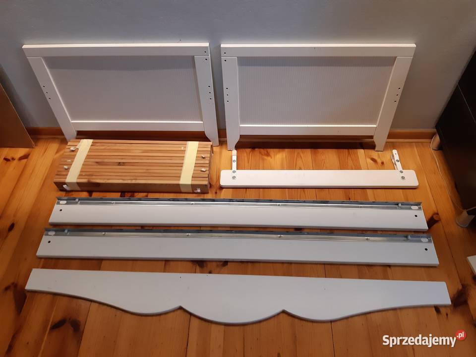 Łóżko IKEA Hensvik białe Milanówek sprzedam