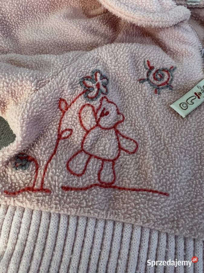 Zestaw komplet różowy sweter spodnie podkarpackie