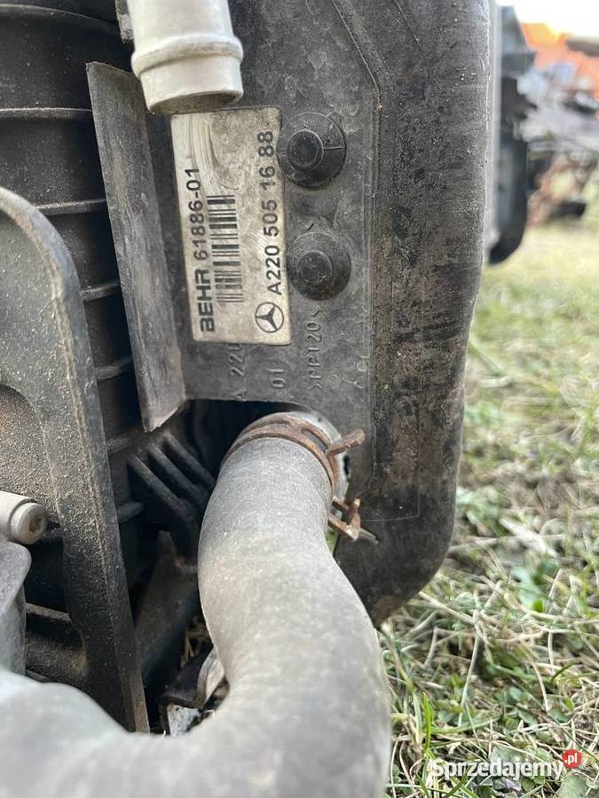 Wentylator chłodnicy plus zestaw chłodnic osobowe