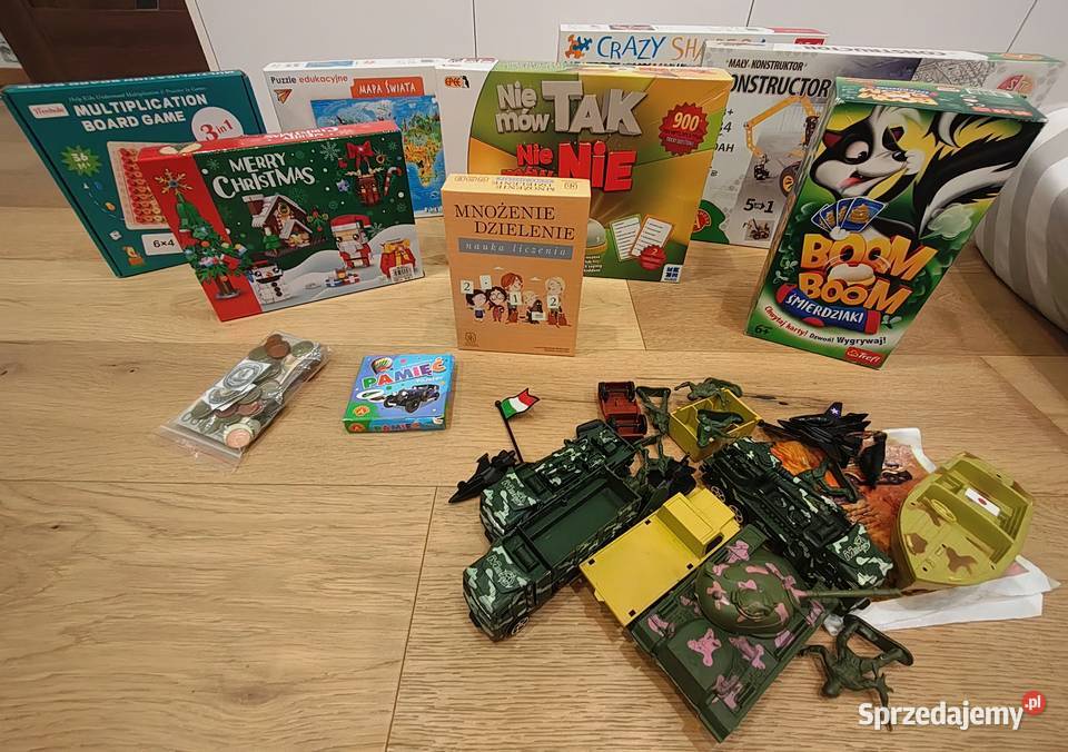 Mega paka zabawek 10 gier 2 7 lat+ Edukacyjne