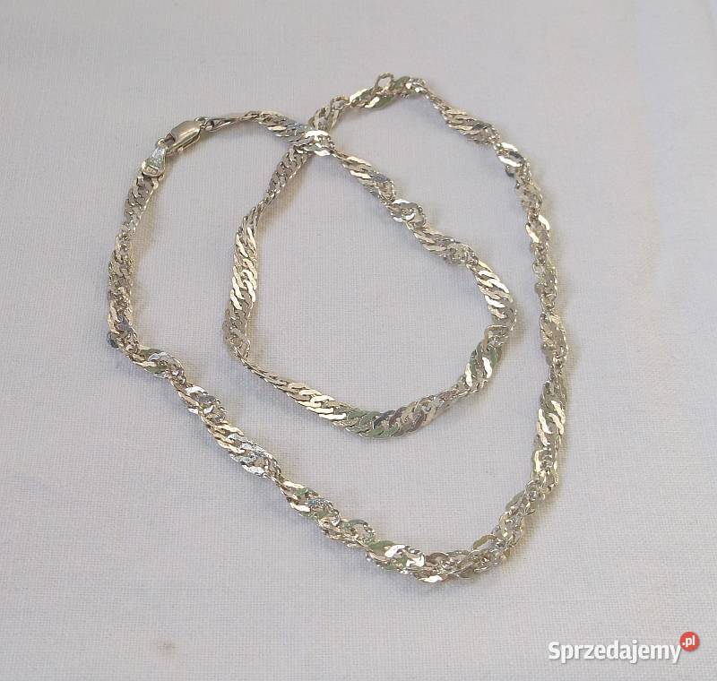 łańcuszek srebrny próba 925 długość 45 Suwałki