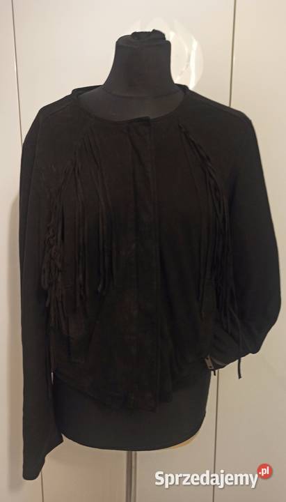 czarna kurtka z frędzlami Częstochowa