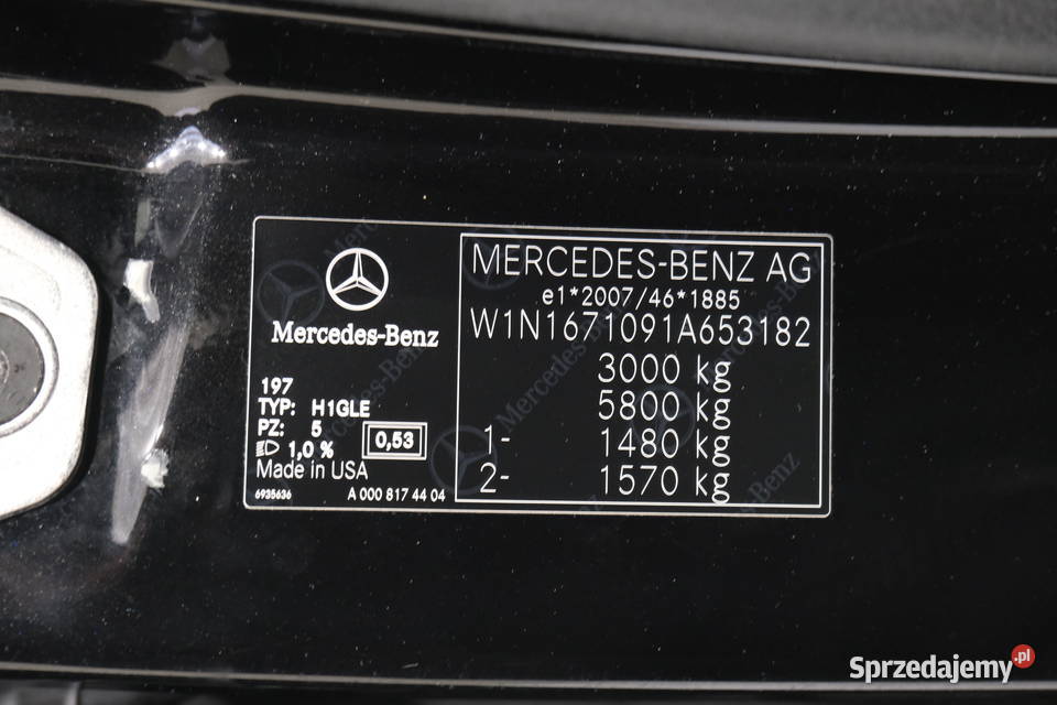 MERCEDESBENZ GLE 300D 2021 199300 ccm 272 diesel Warszawa