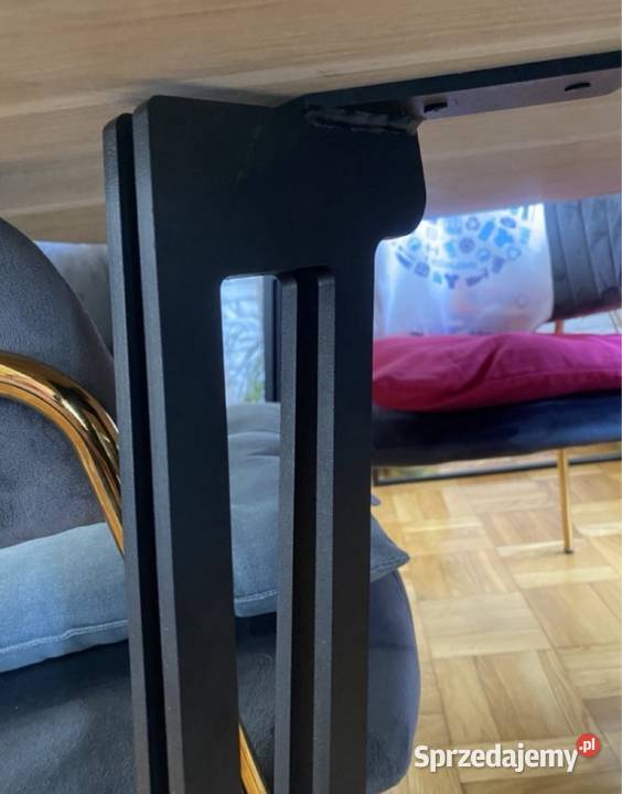 Czarne Nogi metalowe Stelaż Stoki kawowy 45 małopolskie