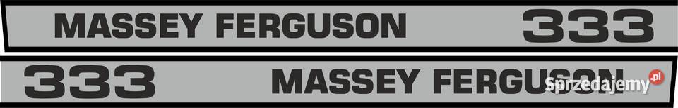 Naklejki massey ferguson 333 zamienniki Bydgoszcz