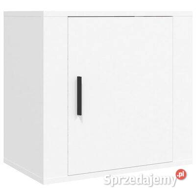 vidaXL Wisząca szafka nocna biały 50x30x47 mazowieckie Warszawa sprzedam