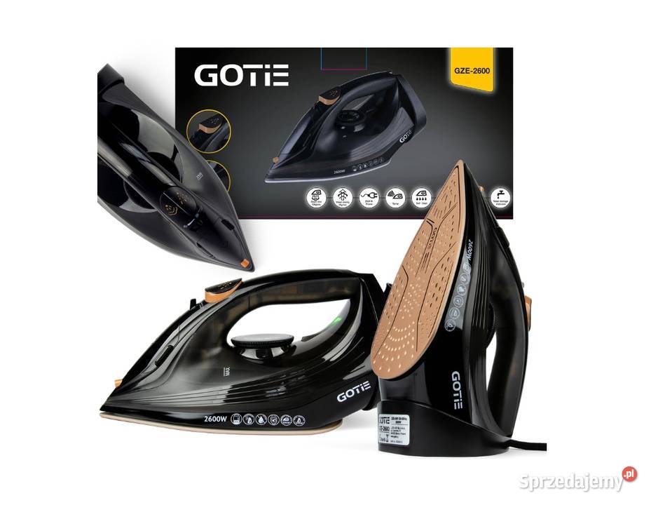 Żelazko GOTIE GZE2600 Mocne 2600 W Ceramiczna małopolskie Skawina sprzedam