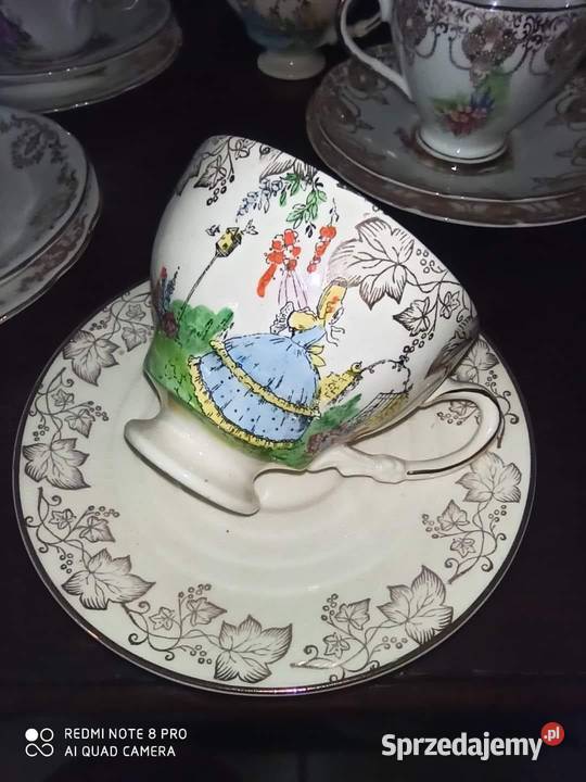 Filiżanka z Damą w ogrodzie Syg Empire England Gdańsk sprzedam
