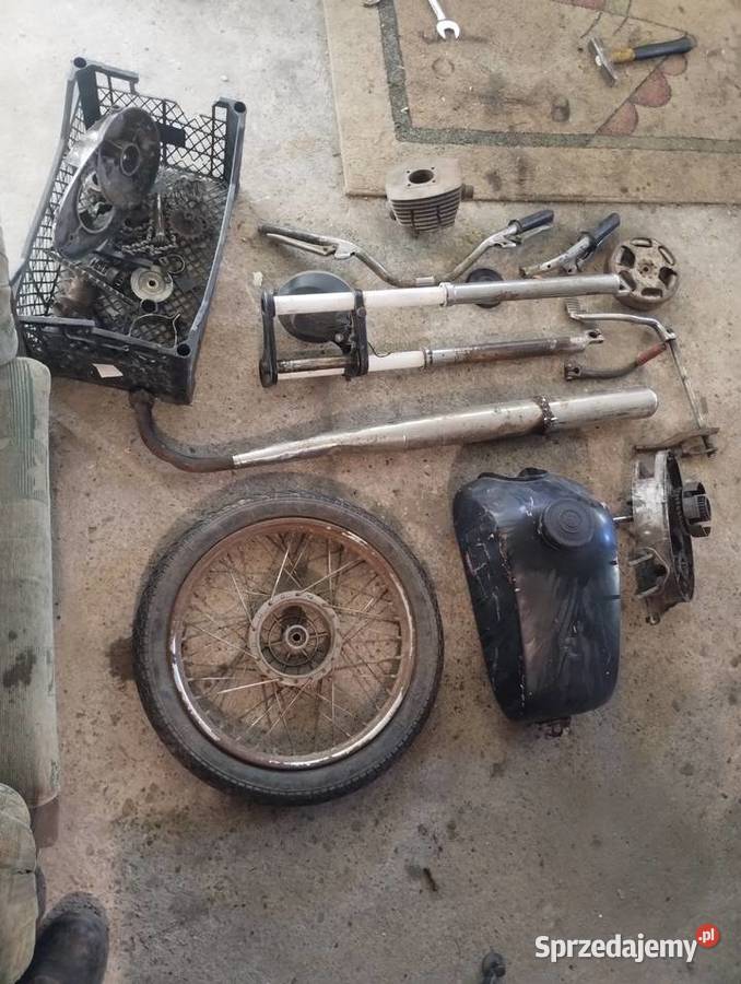 Części wsk Simson MZ jawa bak tłumik koło Łańcut