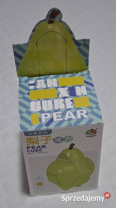 Gruszka układanka kostka logiczna 7x107 Zabawka śląskie Czeladź