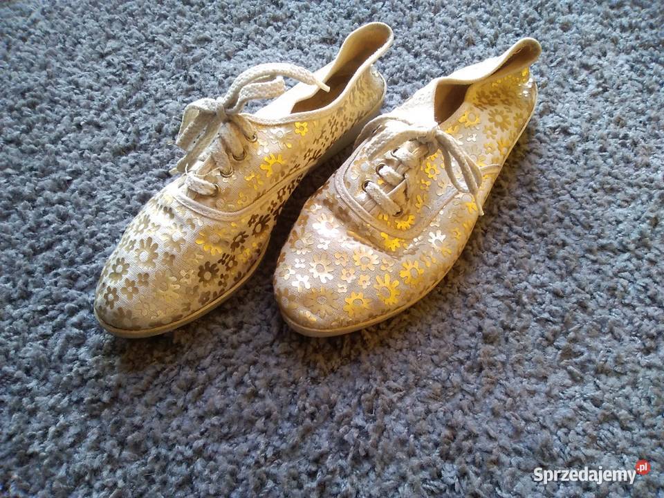 ZŁOTE buty w rozmiarze 38 Warszawa