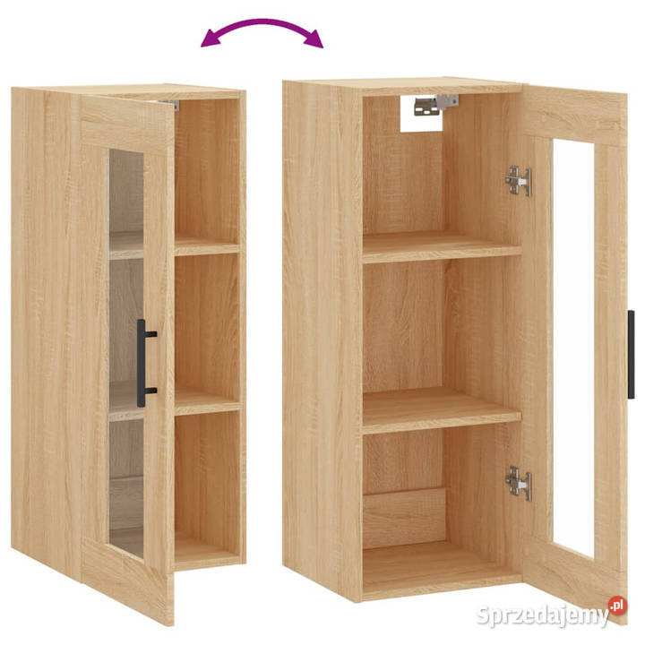 Szafka wisząca dąb sonoma 345x34x90 WM828935 Warszawa