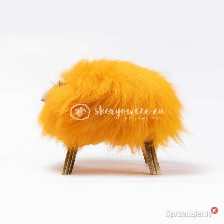 Krzesło baranek dekoracyjny pomarańczowy Szaflary sprzedam