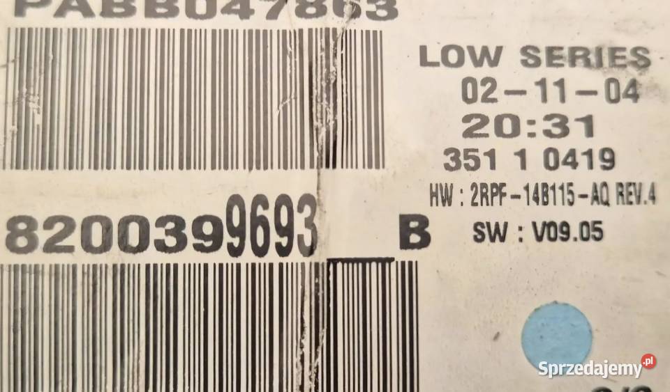 LICZNIK ZEGARY RENAULT MEGANE II 2 15 DCI osobowe Działoszyce