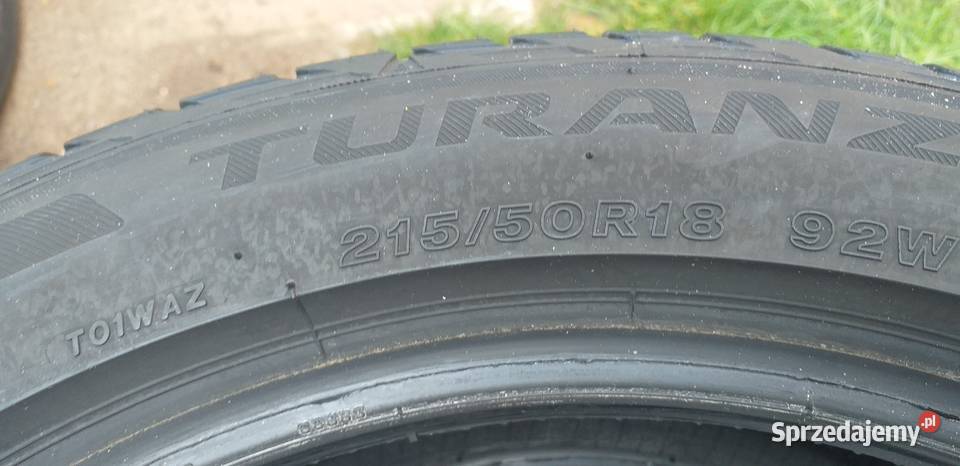 215 50 18 opony letnie Bridgestone Turanza Samochodowe dolnośląskie Zgorzelec sprzedam
