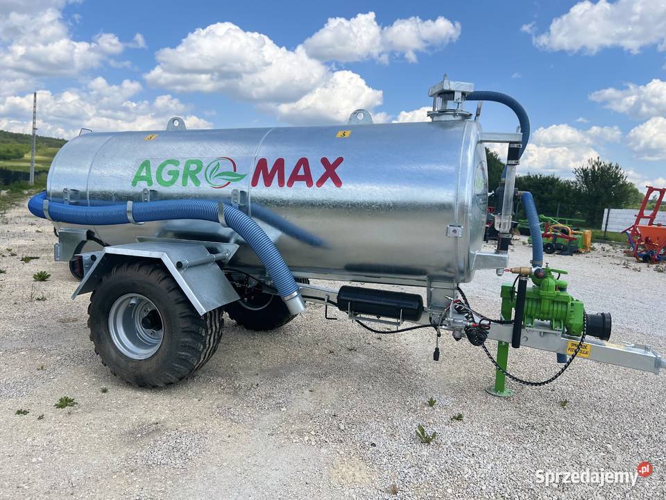 Wóz asenizacyjny Beczkowóz AgroMax ocynkowany 12 Sieradz