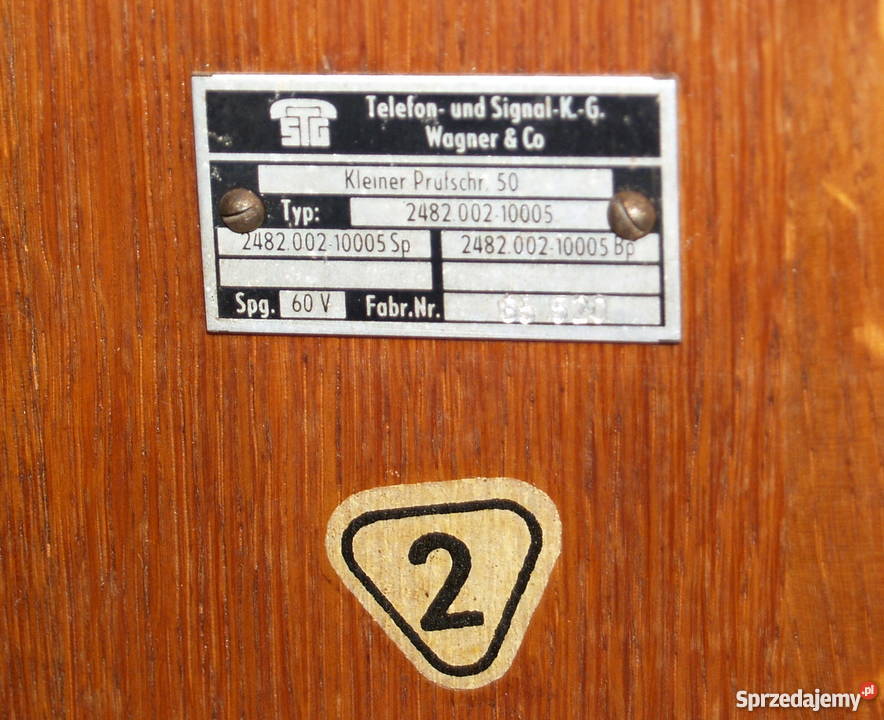 Przedwojenna centralka telefo Kleiner Prufschr Pogórska Wola sprzedam