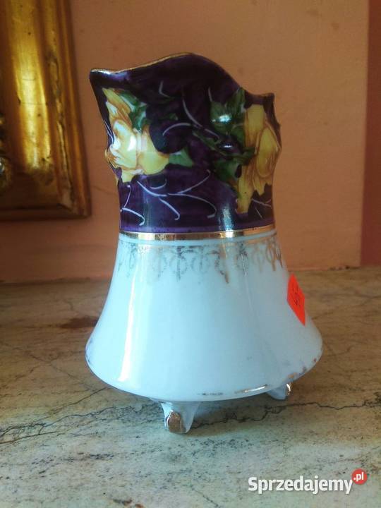 Dzbanek i mlecznik Sygnatura numeryczna Żółte Porcelana i szkło Gdańsk