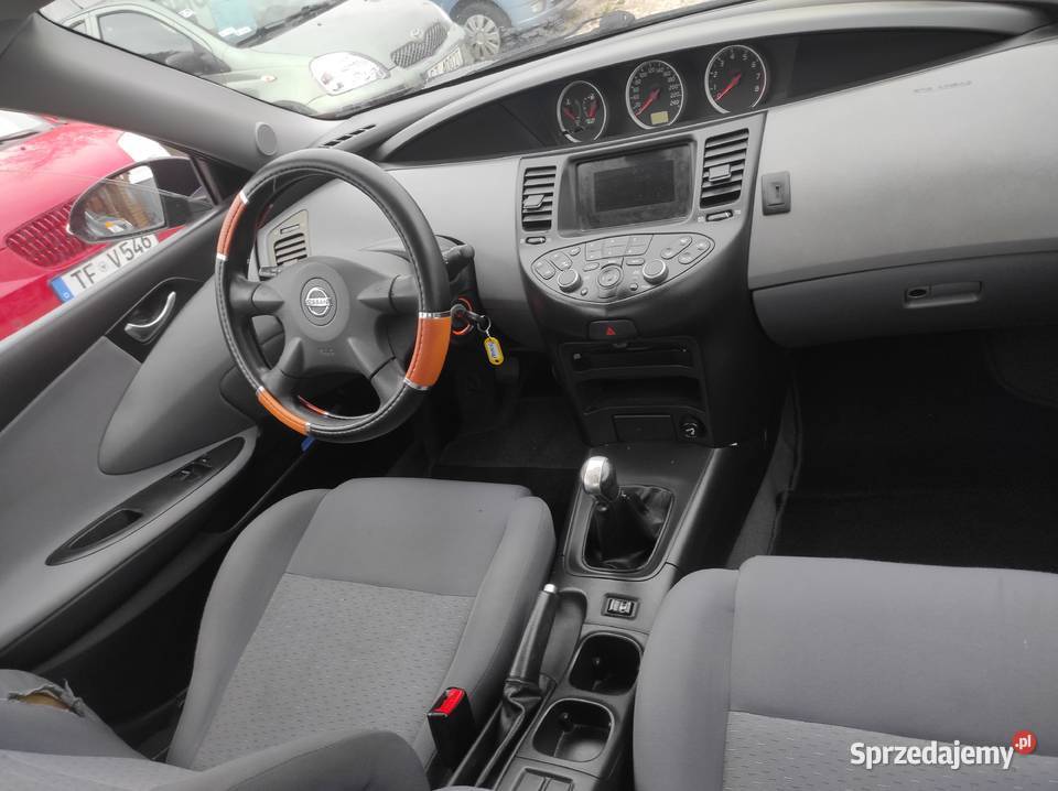 NISSAN PRIMERA 2003 R 18 BENZYNA BEZ RDZY 213314km