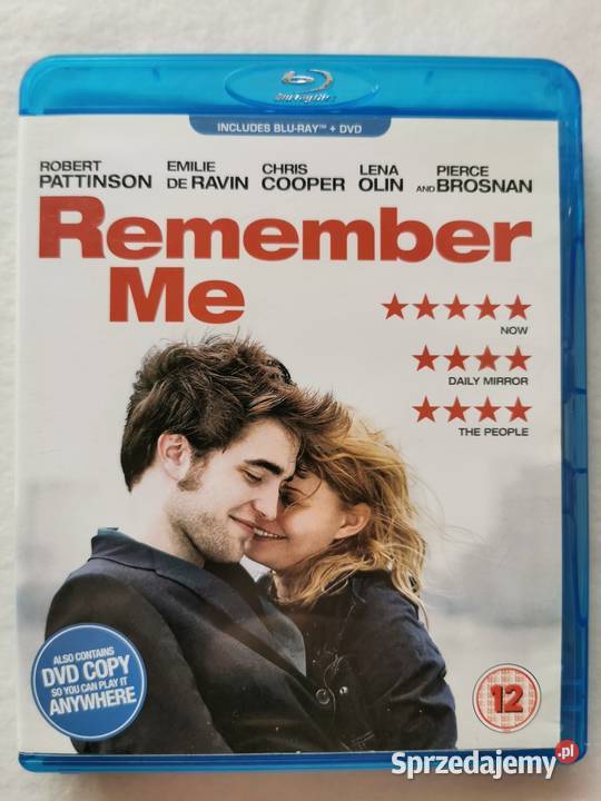 Remember Me Twój Na Zawsze Bluray DVD En 2010 Wytrzyszczki