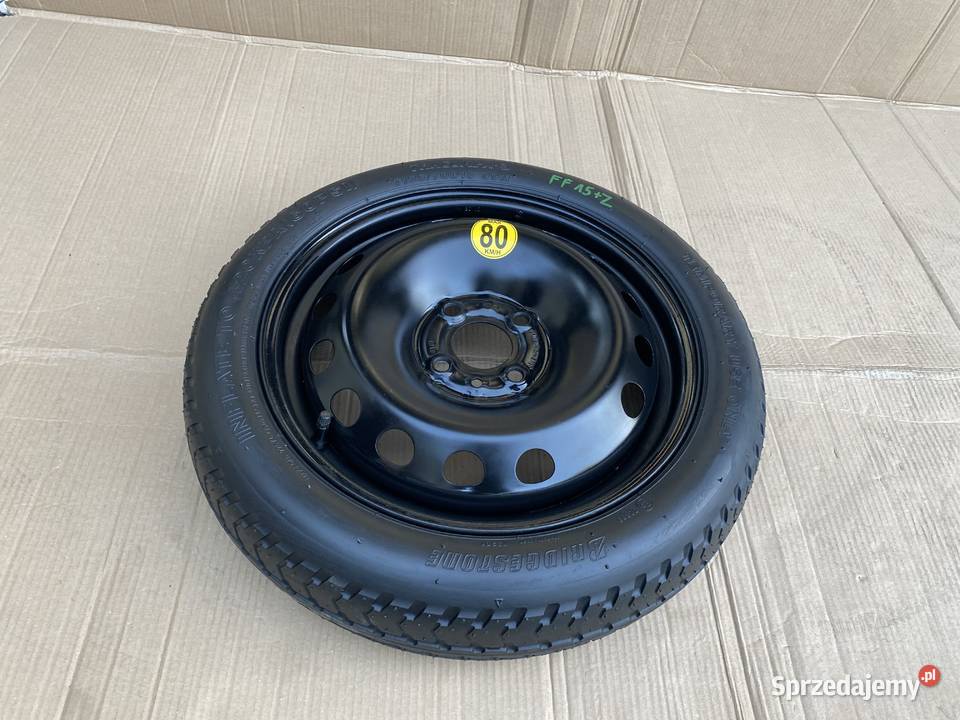 ORGINALNE Koło dojazdowe dojazdówka 15 Fiat 4x98 Koła dojazdowe wielkopolskie