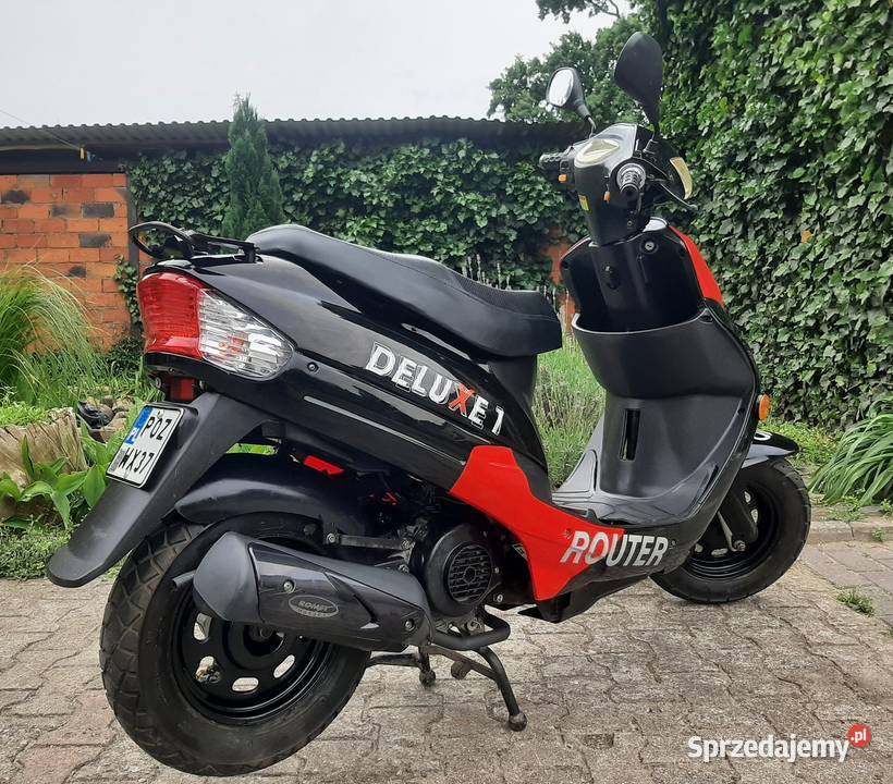 Zadbany skuter Romet Router Deluxe 50ccm 4t wielkopolskie Tuczno sprzedam