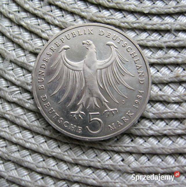 Niemcy 5 Marek 1984r Mendelshon Ładna wielkopolskie Kalisz sprzedam