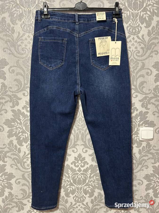 Niebieskie dżinsy skinny 4XL Moon Girl Warszawa