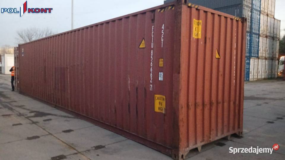 Kontener morski 12 metrów używany 40 HC Pewny Gdańsk