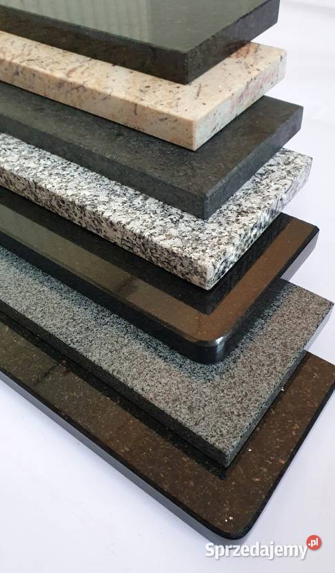 Parapety granitowe kamienne parapet zewnętrzny Stargard