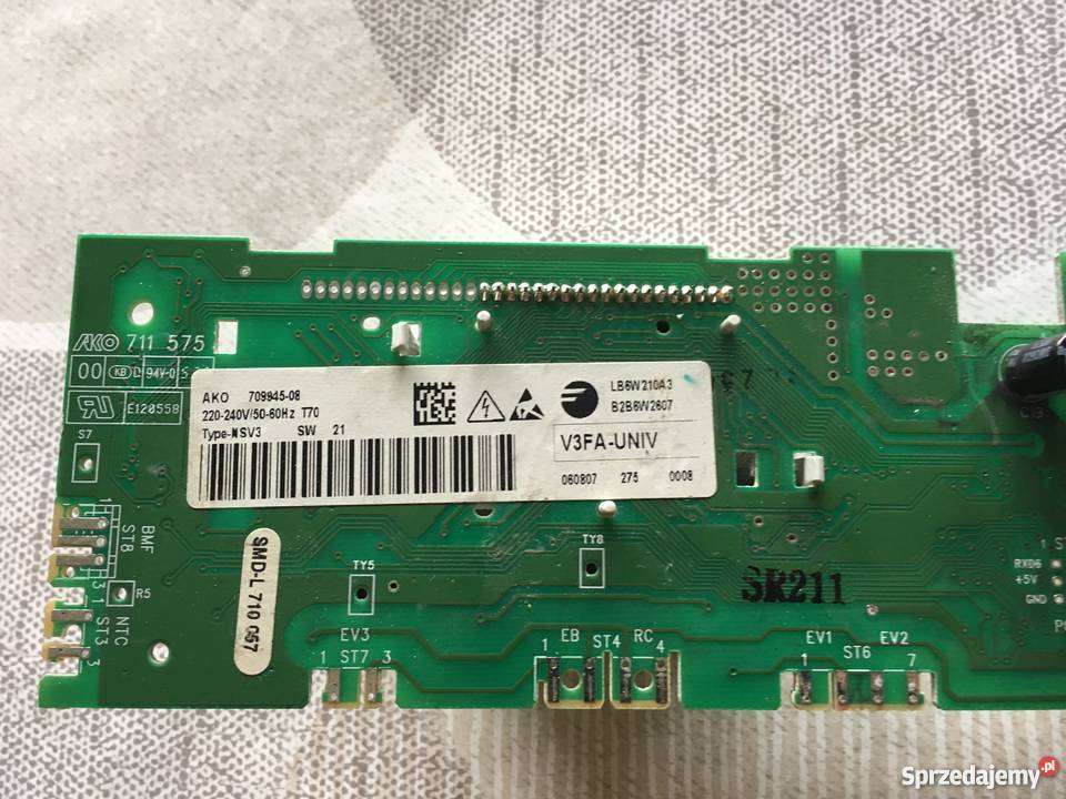 Programator moduł pralka Mastercook PFD części śląskie Katowice