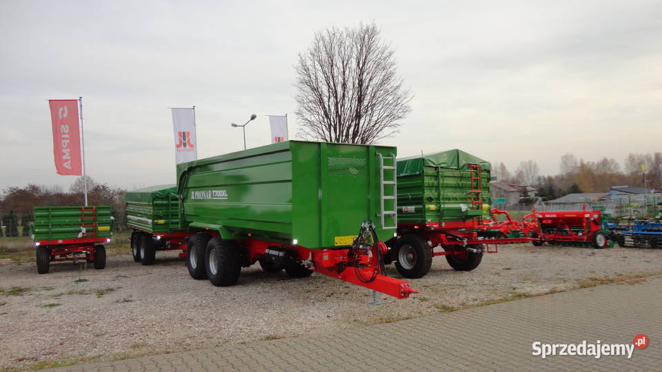 Przyczepa skorupowa rolnicza Pronar T700XL koła Pronar