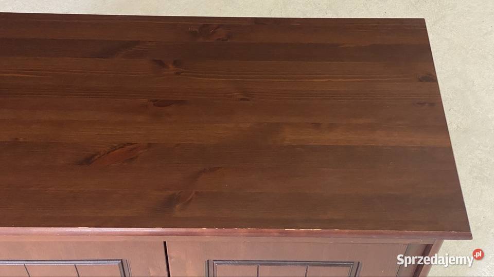 Drewniana komoda szafka rustykalna Budno