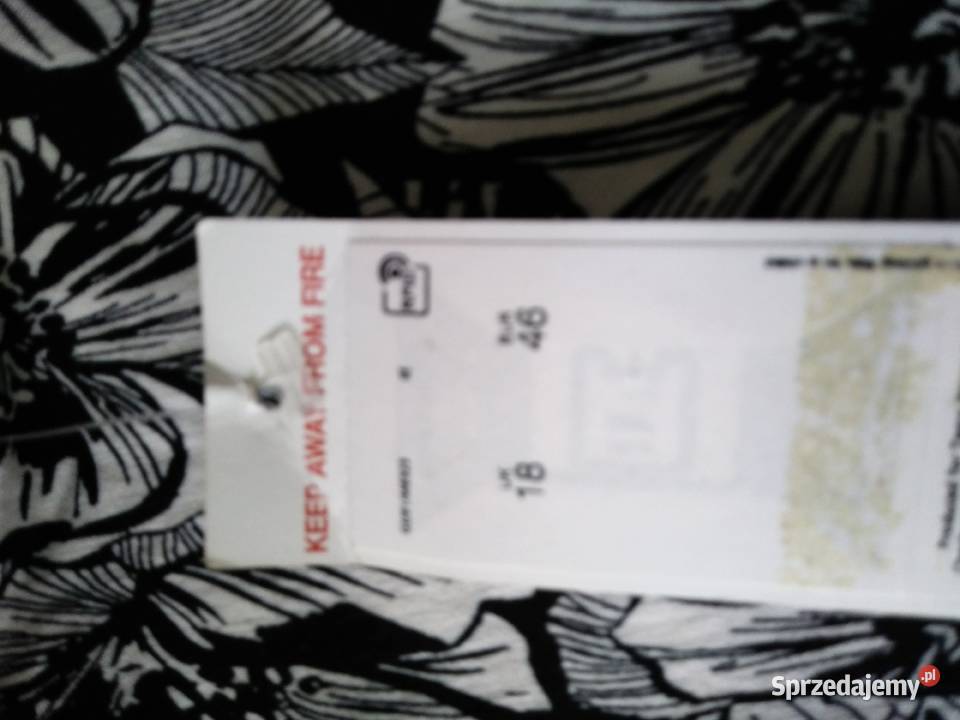 Sukienka letnia czarnobiała Lublin sprzedam