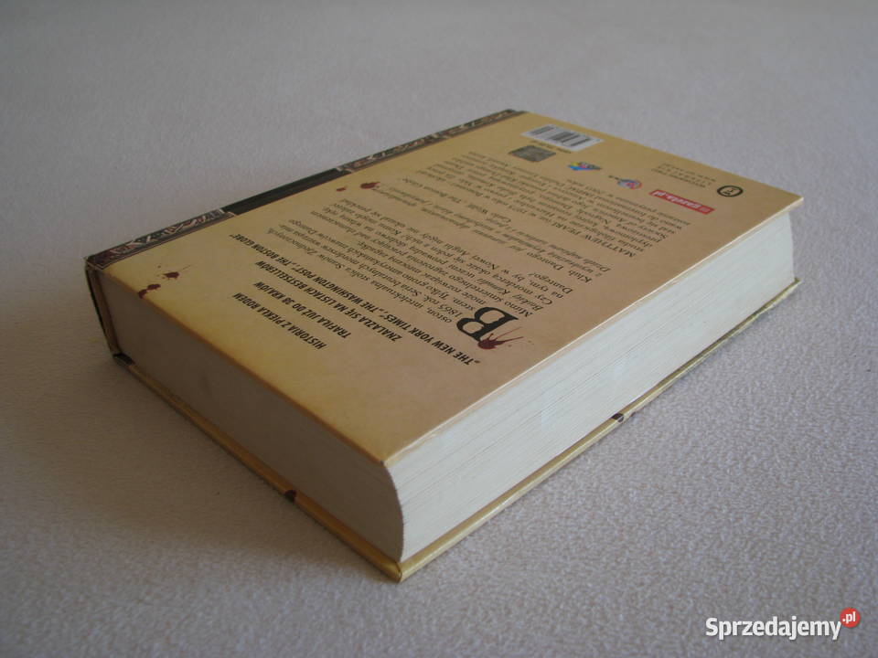 Klub Dantego Matthew Pearl Wydanie I twarda Proza i poezja Brzegi