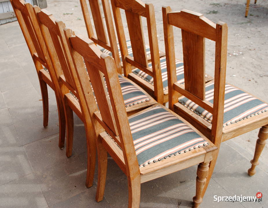 Zestaw 6 krzeseł 8 Antyki, Sztuka, Kolekcje Mała Karczma sprzedam