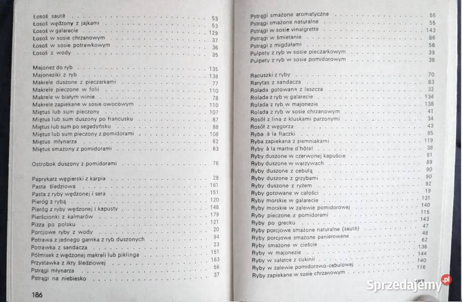 Smaczne potrawy z ryb K Pyszkowska Rok wydania 1985 Chełm