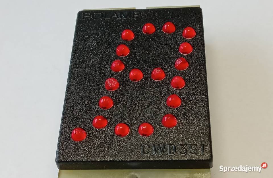 Wyświetlacz CWD351 POLAMP Unitra z małą wadą Gdańsk