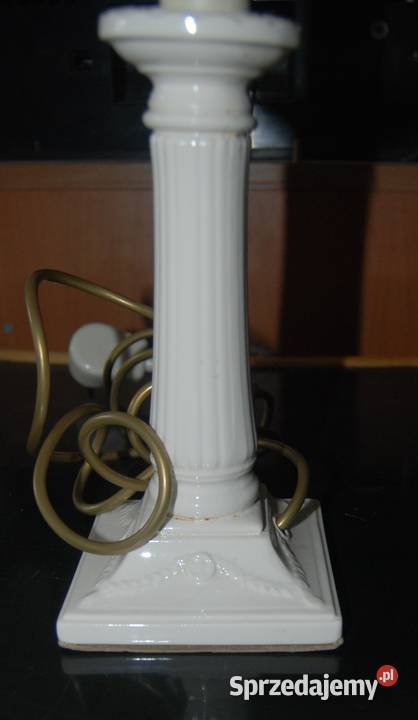 Wyprzedaż Lampki kolumnowe porcelane i inne mazowieckie Słupno sprzedam