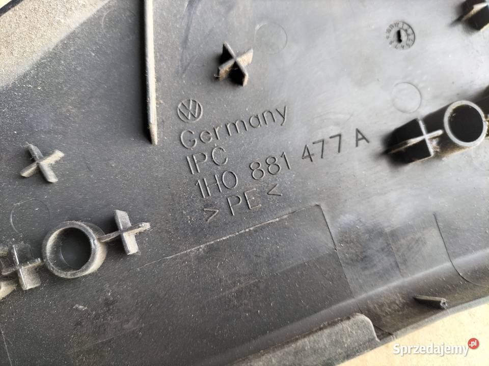 VW VENTO GOLF 3 1H0881477A OSŁONA MECHANIZMU Kamień-Kolonia
