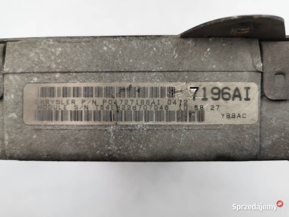 Sterownik Silnika Chrysler Voyager Dodge Caravan osobowe mazowieckie Wyszków
