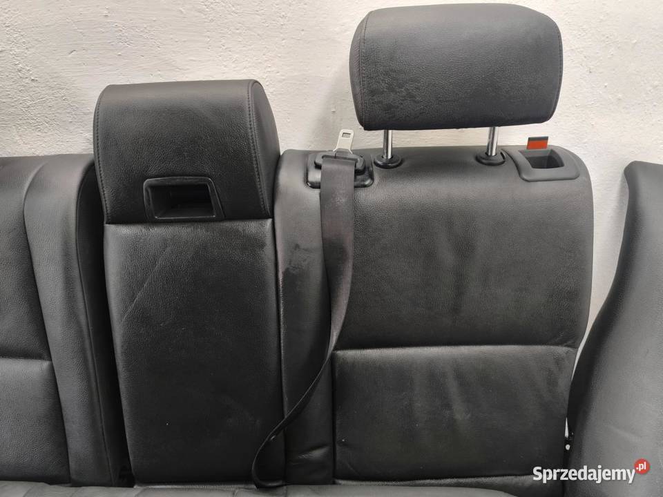 KANAPA TYŁ TYLNA BOCZKI KOMPLET SKÓRA BMW E61